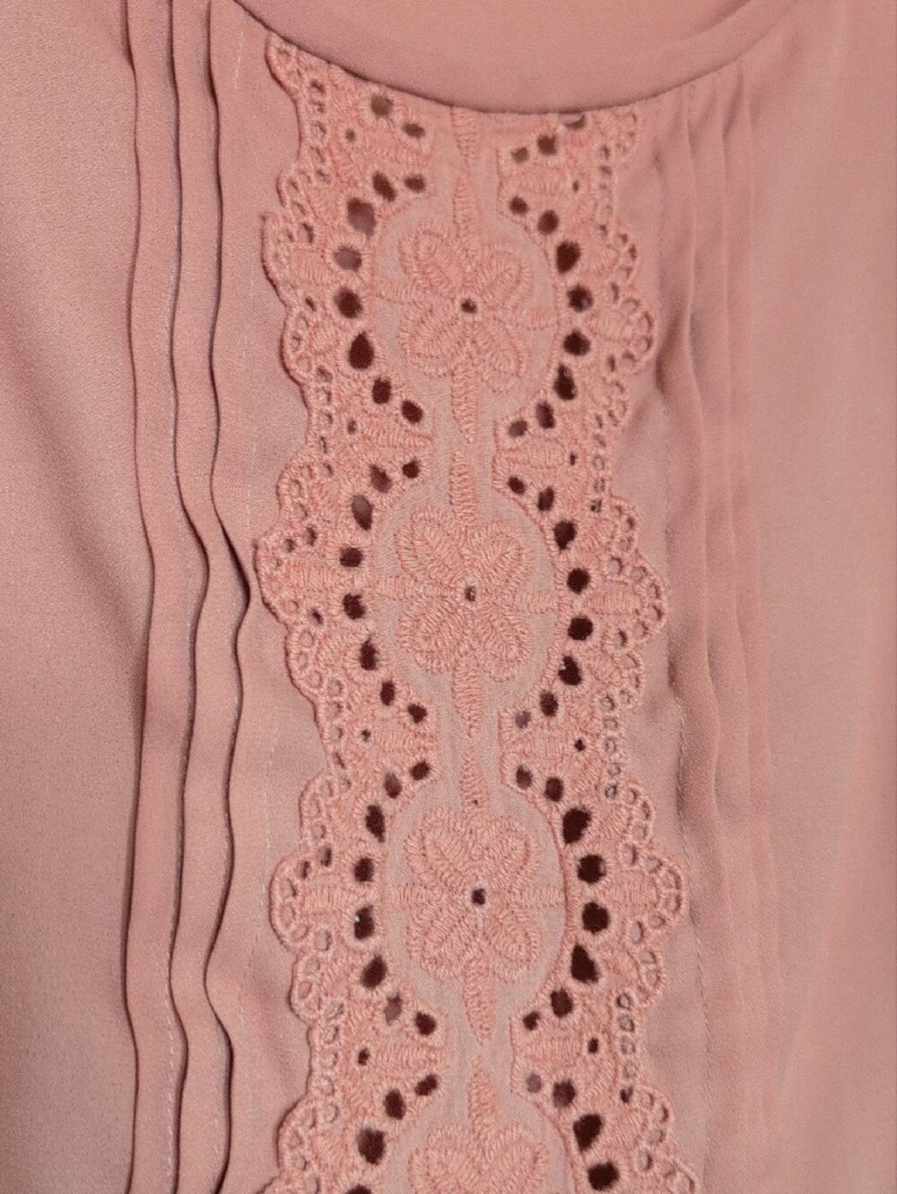 LOFT Rose Pink Cap Sleeve Blouse - Picture 3 of 6